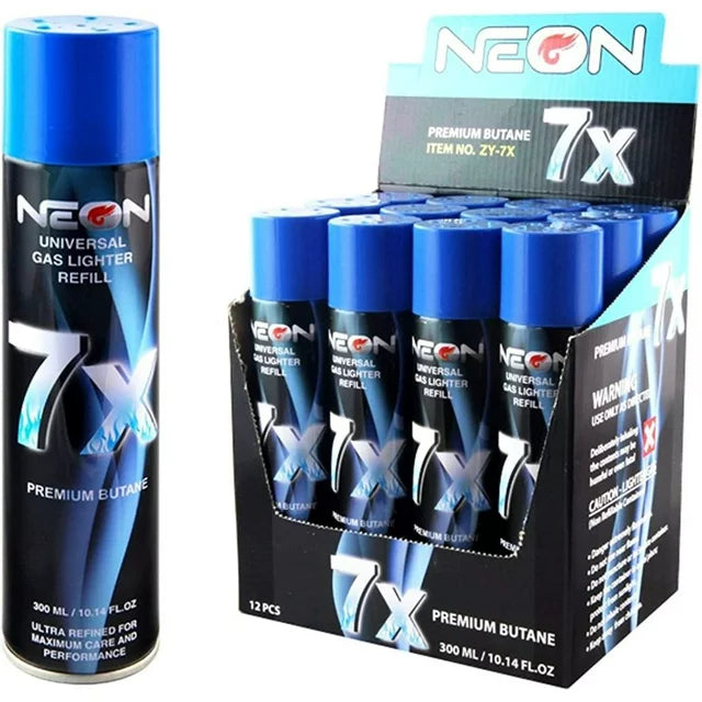Neon Universal Gas Lighter Refill Butane Fuel